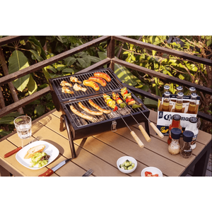 Portable charcoal Barrel Barbecue from Buccan